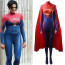 The Flash Supergirl Costume - Bodysuit Cape Set Supergirl Cosplay