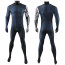 Captain America The Winter Soldier Bucky Barnes Costume - Basic Outfit Dark Blue Bodysuit Winter Soldier Cosplay