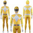Mighty Morphin Power Rangers Yellow Ranger Aisha Campbell Costume - Bodysuit Yellow Ranger Aisha Campbell Cosplay