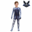 Kids Zoonomaly Monster Smile Cat Costume - Black & White Bodysuit Mask Monster Smile Cat Cosplay
