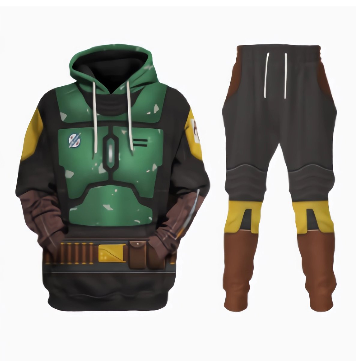 Star Wars Boba Fett Costume - Hoodie Sweatpants Boba Fett Cosplay