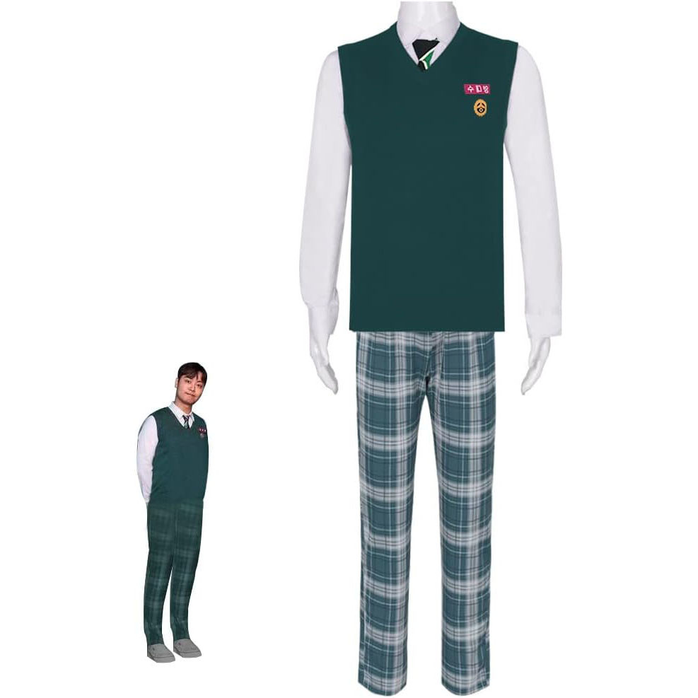 Men All Of Us Are Dead School Uniform Cosplay - Full Set School Uniform Cosplay