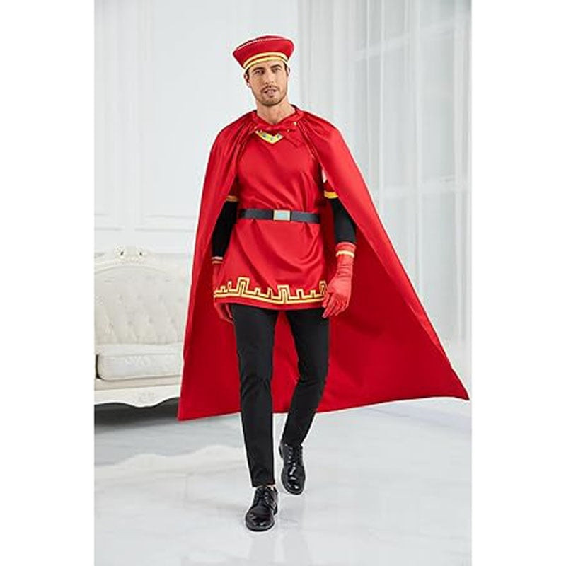 Shrek Lord Farquaad Costume - Full Set with Mask Lord Farquaad Cosplay