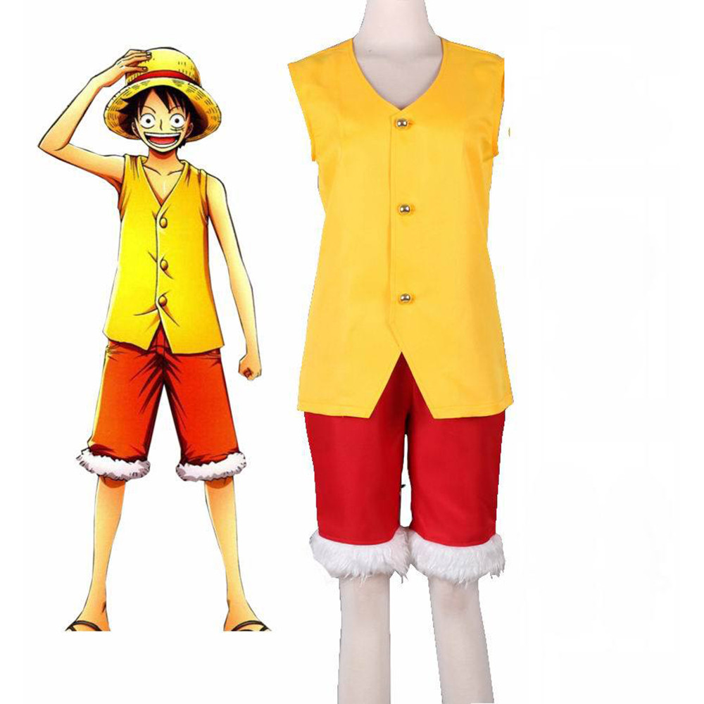 One Piece Luffy Costume - Reunion After Two Years Luffy Cosplay