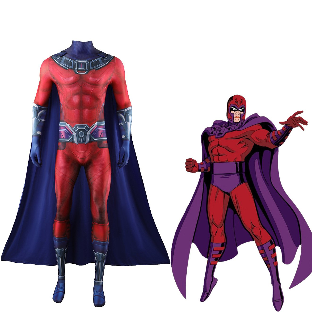 X-Men 97 Magneto Costume Costume - Bodysuit Cape Set Magneto Cosplay