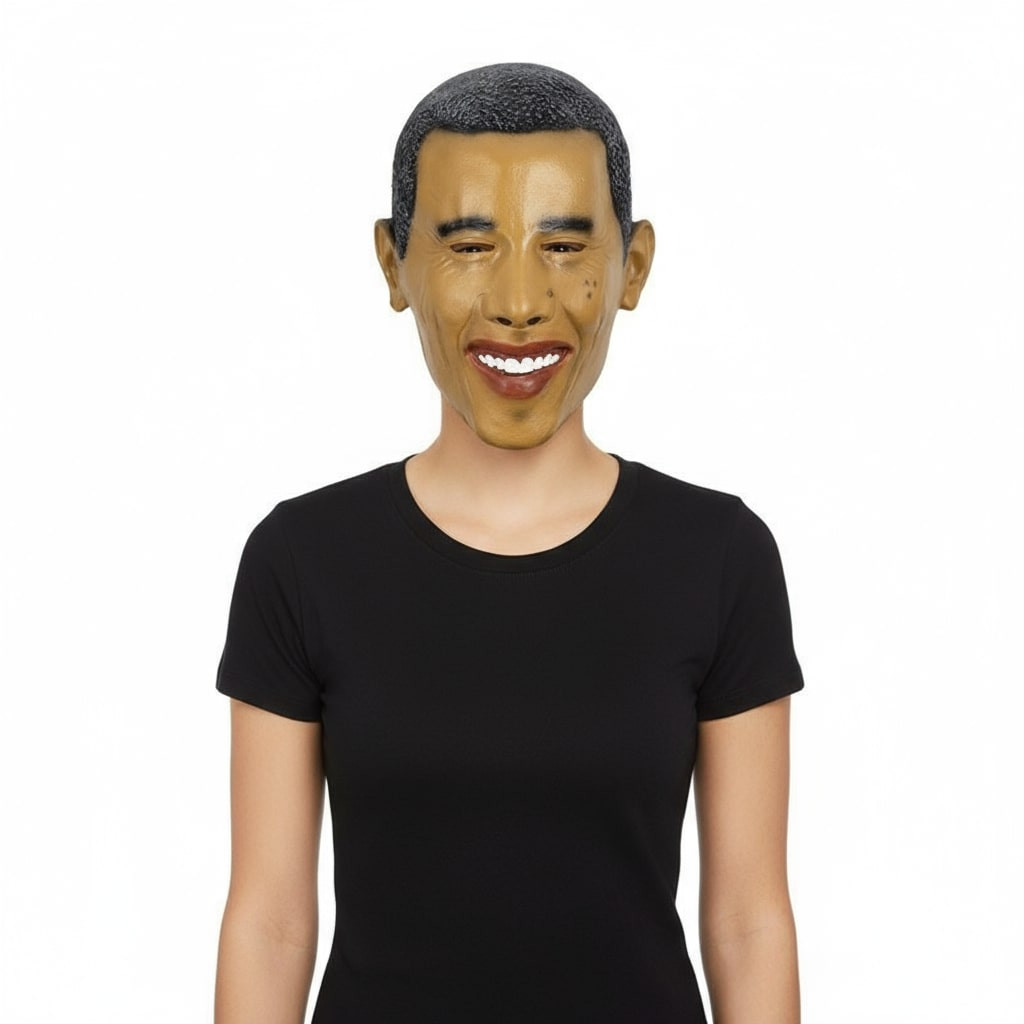 Barack Obama Mask Prop - Barack Obama Costume Cosplay Mask