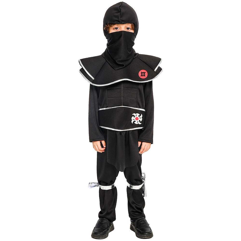 Boys Ninja Costume - Shirt Pants Mask Ninja Cosplay