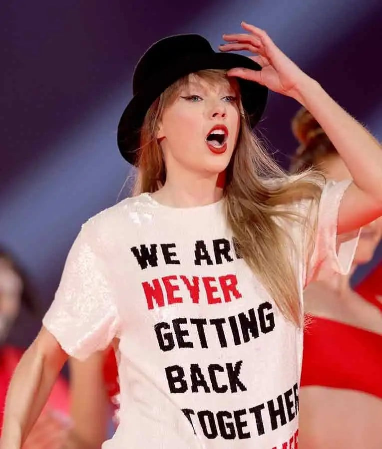 Taylor Swift Costume - We Are Never Getting Back Together Like Ever Eras Tour Shirt Cosplay