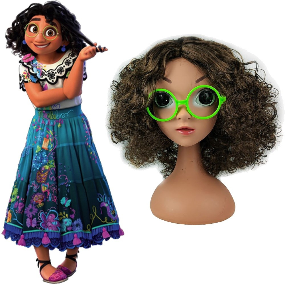Encanto Mirabel Madrigal Wig - Short Wavy Wig Mirabel Cosplay Costume