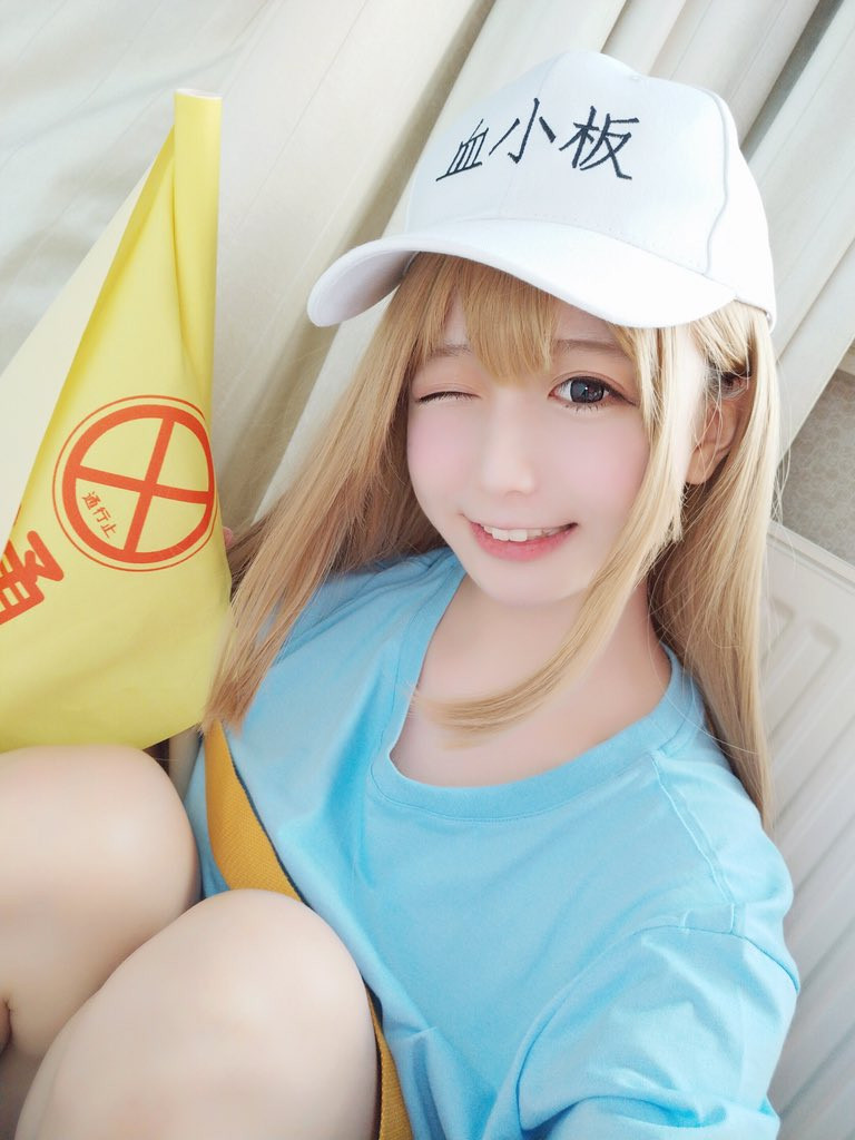 Cells At Work Platelet Wig - Platelet Cosplay Costume Wig Prop