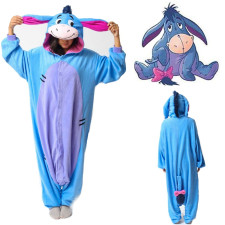 Winnie The Pooh Eeyore Costume - Onesie Jumpsuit Eeyore Cosplay