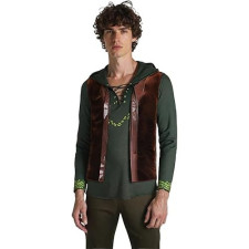 How To Train Your Dragon Hiccup Costume - Green Shirt Pants Vest Hiccup Cosplay