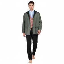 Home Alone Marv Costume - Funko Pop Style Shirt Pants Coat Set Marv Cosplay