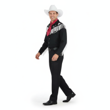 Barbie Movie 2023 Ken Costume - Cowboy Black And White with Hat Ken Cosplay