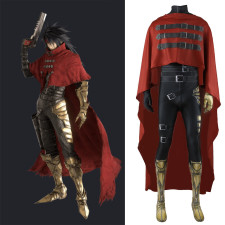 Final Fantasy VII Rebirth Vincent Valentine Costume - Bodysuit Cape Set Vincent Valentine Cosplay