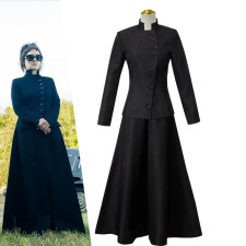 Beetlejuice Lydia Deetz Costume - Black Coat Dress Lydia Deetz Cosplay