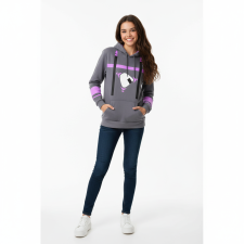 Nekomata Okayu Costume - Purple Black Hoodie Nekomata Okayu Cosplay