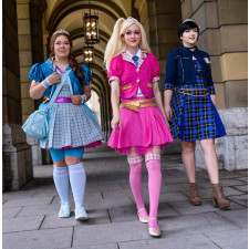 Barbie Princess Charm School Princess Sophia Costume - Pink Uniform Princess Sophia Cosplay