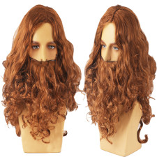 Jesus Wig And Beard - Jesus Cosplay Costume Wig And Beard