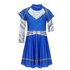 Zombies A-Li Alien Costume - Blue Dress A-Li Cosplay