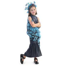 Kids Butterfly Costume - Blue Dress Set Butterfly Cosplay