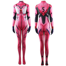 Evangelion: 2.0 You Can (Not) Advance Mari Makinami Illustrious Costume - Pink Bodysuit Mari Makinami Illustrious Cosplay