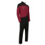 Star Trek The Next Generation TNG Red Uniform Cosplay Costume