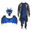 Kids Dragon Costume - Bodysuit Wings Mask Set Red Blue Black Dragon Cosplay