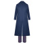 Doctor Who Costume - Checkered Suit Blue Longcoat Set Doctor Who Cosplay