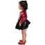 DC Super Villain Collection Harley Quinn Girl's Costume with Tutu Dress              