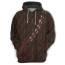 Star Wars Chewbacca Costume - Hoodie Sweatpants Chewbacca Cosplay