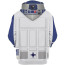 Star Wars R2-D2 Costume - Hoodie Sweatpants R2-D2 Cosplay