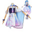 Hololive Hoshimachi Suisei Costume - White Purple Dress Full Set Hoshimachi Suisei Cosplay