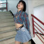 Blackpink Lisa Costume - Blue Plaid Cropped Top Lovesick Girl Lisa Cosplay