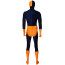 The Titans Deathstroke Joseph Wilson Costume - Blue Orange Classic Bodysuit Deathstroke Cosplay