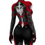 Marvel Rivals Invisible Woman Costume - Black Red Bodysuit Invisible Woman Cosplay