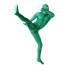 Superhero Green Morph Suit Costume - Muscle Bodysuit Mask Green Morph Suit Cosplay
