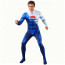 Pepsi Man Costume - Muscle Pattern Bodysuit Pepsi Man Cosplay