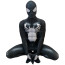 Super Hero Secret Wars Damaged Symbiote Suit Costume - Bodysuit Mask Set Damaged Symbiote Spider-Man Cosplay