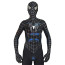 Spider-Man Webbed Black Suit Costume - Black Bodysuit with Blue Highlights Spider Man Cosplay