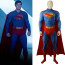 Superman Movie 2025 Superman Costume - Muscle Pattern Bodysuit Cape Set Superman Cosplay