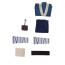 Boruto Naruto Mitsuki Costume - Blue Coat Pants Accessories Set Mitsuki Cosplay