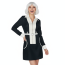Doctor Who Ruby Sunday Costume - Black & White Dress Ruby Sunday Cosplay