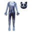 Kids Zoonomaly Smile Cat Costume - Black & White Bodysuit Mask Smile Cat Cosplay