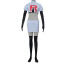 Pokemon Team Rocket Jessie Costume - Shirt Skirt Tights Set Team Rocket Jessie Cosplay