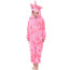 Kids Pink Blue Unicorn Costume - Onesie Jumpsuit Pink Blue Unicorn Cosplay