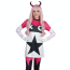 Helluva Boss Verosika Mayday Costume - Pink White Mini Dress Verosika Mayday Cosplay