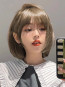 Taylor Swift Wig - Short Blonde French Bob With Fringe Full Bangs Wig Taylor Swift Cosplay Costume