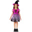 Girls Witch Costume - Purple Dress Hat Set Witch Cosplay
